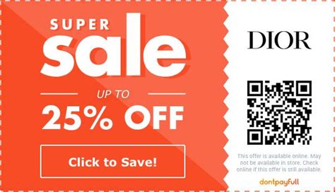 dior gutscheincode|Dior beauty discount code.